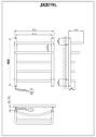 Рушникосушарка KOSSER Каскад Дуга 600х500/5 EL рег., фото 6