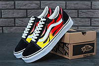 Мужские летние кеды Vans Old Skool (разноцветные) повседневная трендовая яркая обувь К11440 42