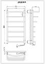 Рушникосушарка KOSSER Каскад Дуга 900х500/7 ER рег., фото 6