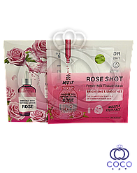 Тканинна маска для обличчя Rose Shot Fresh-Mix Tissue Mask з екстрактом дамаської троянди 30 ml