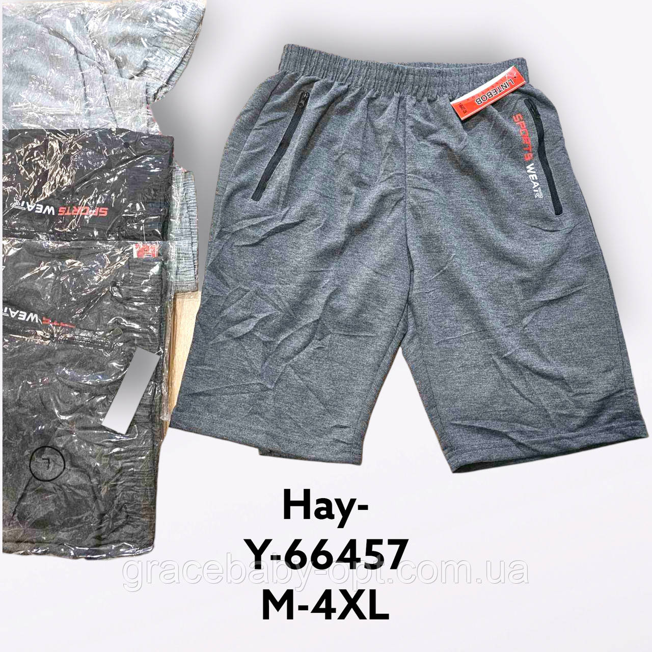 Шорти чоловічі оптом, M-4XL рр., No Hay-Y-66457