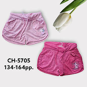 Шорти для дівчаток оптом, S&D, 134-164 рр., арт. CH-5705