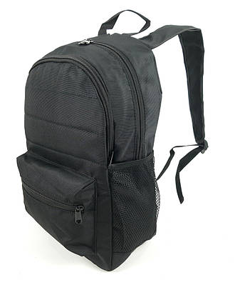 Спортивний Рюкзак з кишенею на блискавці 44х37х13 см Чорний
