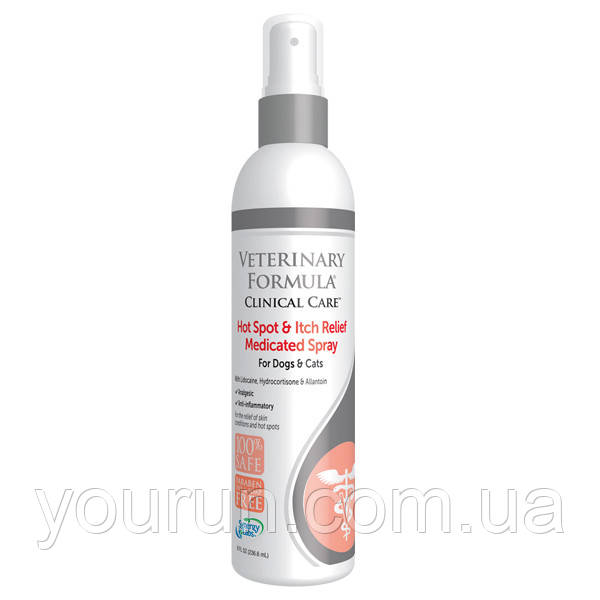 Veterinary Formula АНТИАЛЕРГЕННИЙ СПРЕЙ (HotSpot&Itch Relief) для собак і кішок 236мл