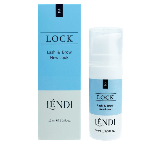 Lendi, Розчин для ламінування вій та брів №2 "Lash & Brow New Look", 10 мл, дозатор