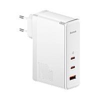 Сетевое зарядное устройство Baseus GaN5 Pro 3 порта, USB + Type-C 140W Белый (CCGP100202)