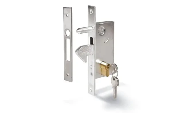 Замок для розсувних воріт із циліндром і ключами Rolling Center 129P, фото 1