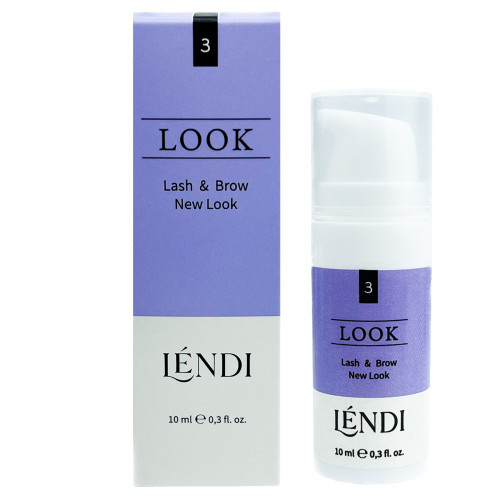 Lendi, Розчин для ламінування вій та брів №3 "Lash & Brow New Look", 10 мл, дозатор