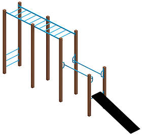 Гімнастичний комплекс "Зріст" SiverSport KID603