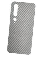 Захисна плівка-наклейка на кришку телефона для Xiaomi Mi 10/Mi 10 Pro Carbon Silver