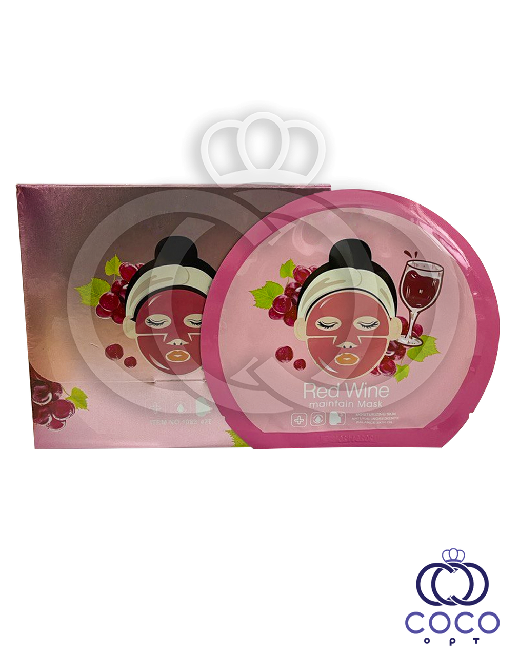 Тканинна маска з червоним вином Red Wine Maintain Mask 30 ml, фото 1