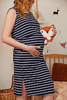 Летнее платье для беременных и кормящих мам размер L на бедра 100-106 см