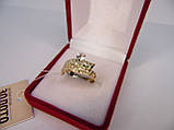 Золотое женское кольцо. Размер 18,5, фото 4