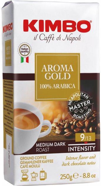 Кава мелена Kimbo Aroma Gold 100% ARABICA 250г
