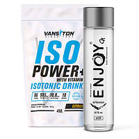 Набір Ізотонік ISO Power 450 г Цитрус ТМ Вансітон + Вода мінеральна ENJOY Печаївська негазована 0,5 л