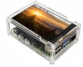 Корпус для Raspberry PI4 прозорий (RA575)