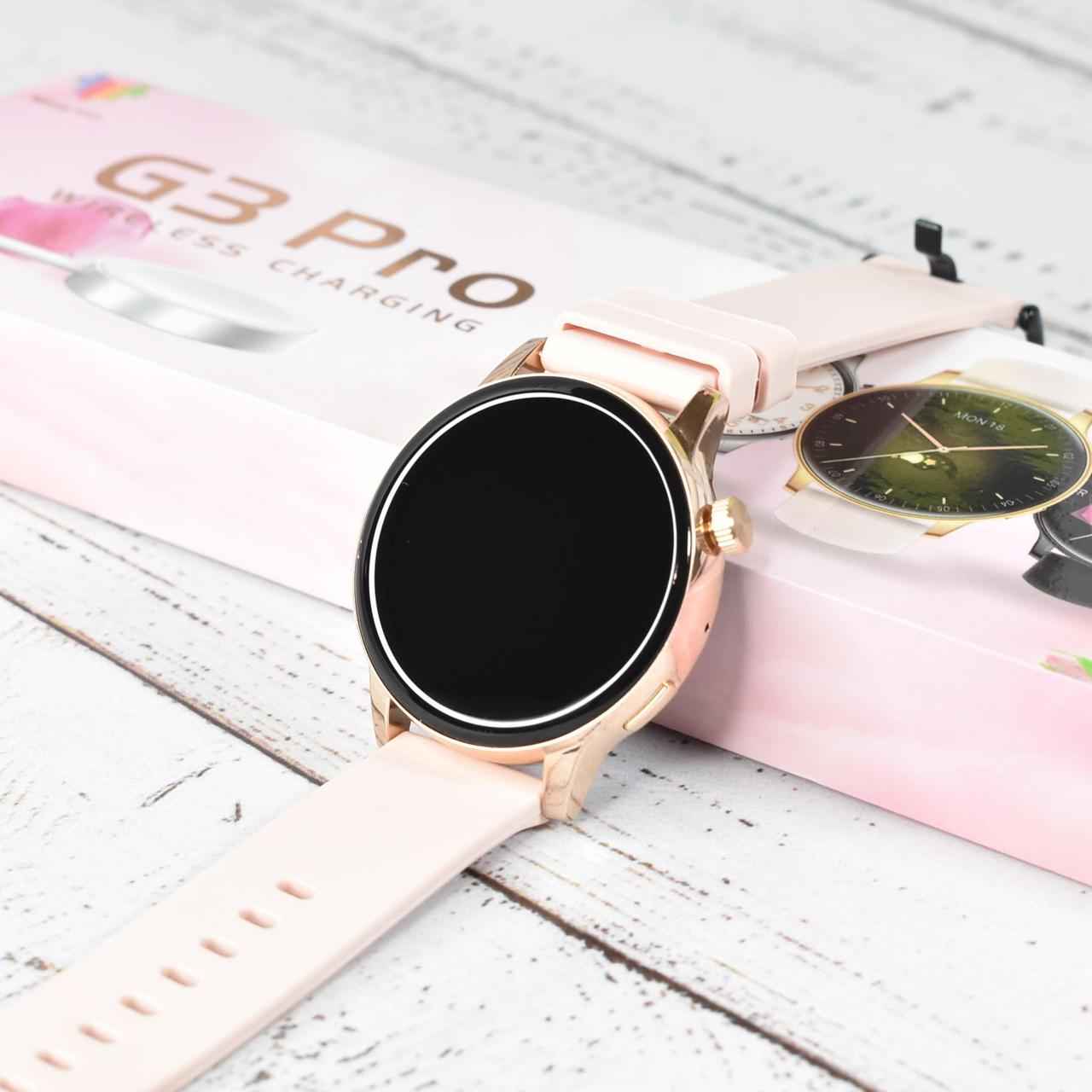 Жіночий смарт годинник G3 Pro Smart watch woman style Pink