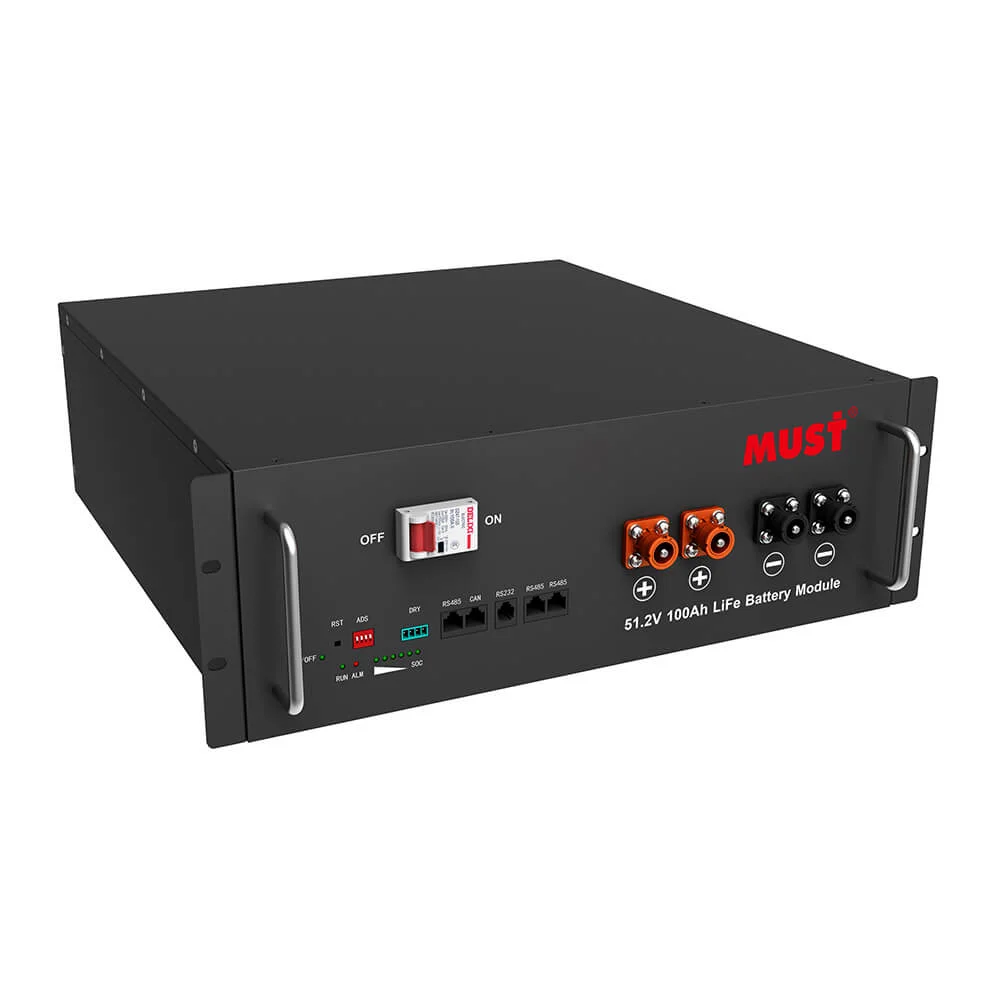 Акумулятор MUST LP18-48100 (LiFePO4 51.2V 100Ah 5.12kWh)