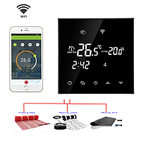 WiFi Програмируемый терморегулятор Ecoset BHT-800 (TGT70 WiFi ) с датчиком пола 3м