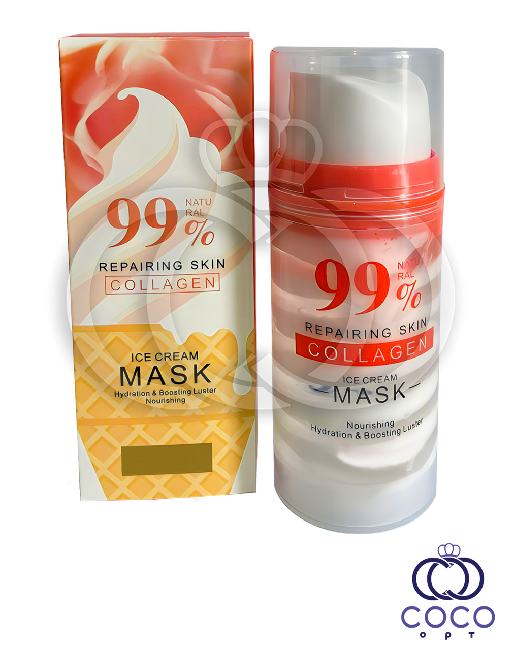 Колагенова маска-морозиво 99% Collagen Ice Cream Mask 105 ml, фото 1