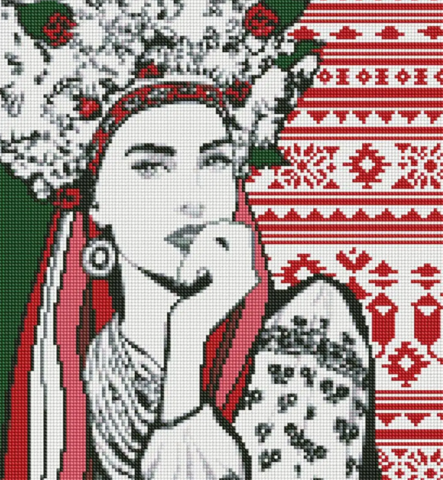 Алмазна мозаїка дівчина українка 