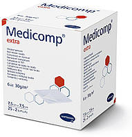 Салфетки стерильные Medicomp® extra 7,5см х 7,5см (2х25 шт.) из нетканого материала