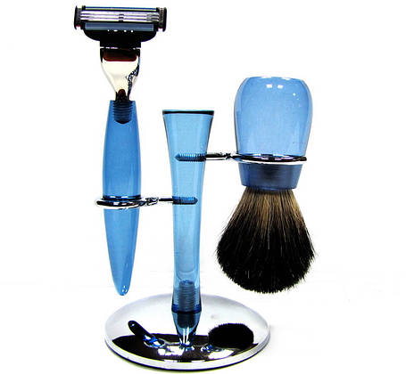 Набір для гоління Hans Baier 75134 Gillette Mach3 Блакитний, фото 1