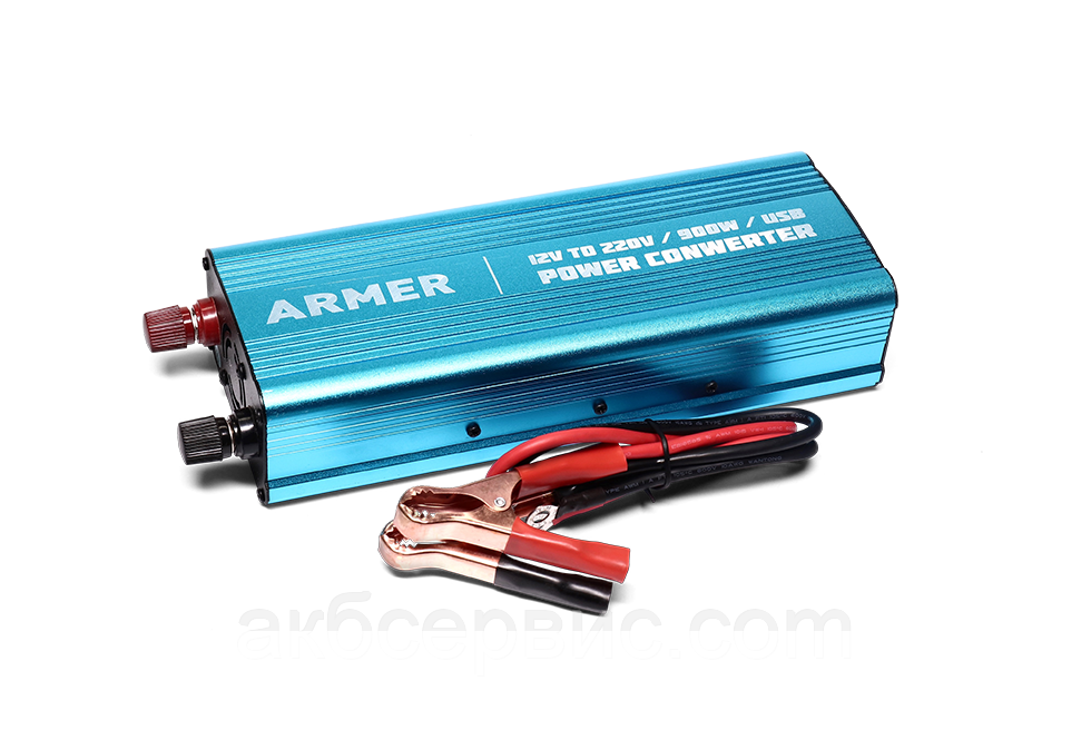 Інвертор ARMER ARM-PI1000 12V-220V 900W