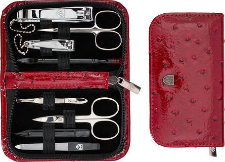 Манікюрний набір червоний страус Kellermann 5211 MCN, фото 1