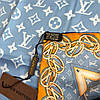 Хустка Louis Vuitton шовкова з ручною підшивкою, фото 9