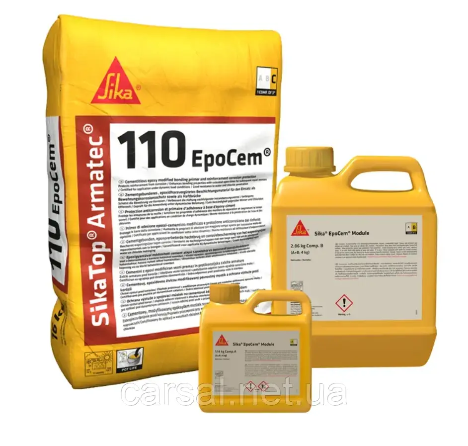 SikaTop Armatec 110 EpoCem Адгезійний шар та антикорозійний захист арматури