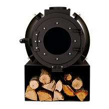 Піч дров'яна DS Classic з варильною поверхнею + кожух червоний, фото 5