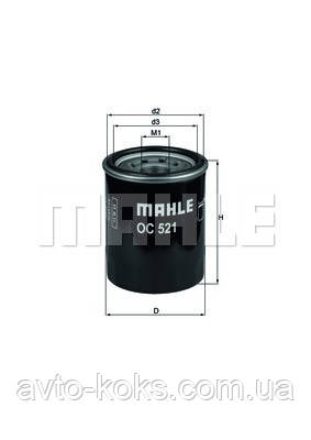 Mahle OC521 Фільтр масляний Hyundai Getz I20 KIA Cerato Rio Sorento, фото 1