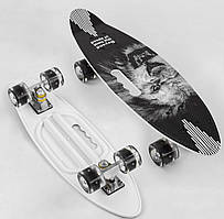 Скейт "Best Board" дошка = 60 см, колеса PU, СВЕТІТ, d = 6 см (A 45220)