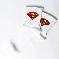 Носки SuperMan Rock'n'socks Белые, Unisex 36-44р.