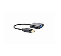 Адаптер Cablexpert DisplayPort - VGA (M/F), 0.15 м, Black (A-DPM-VGAF-02)