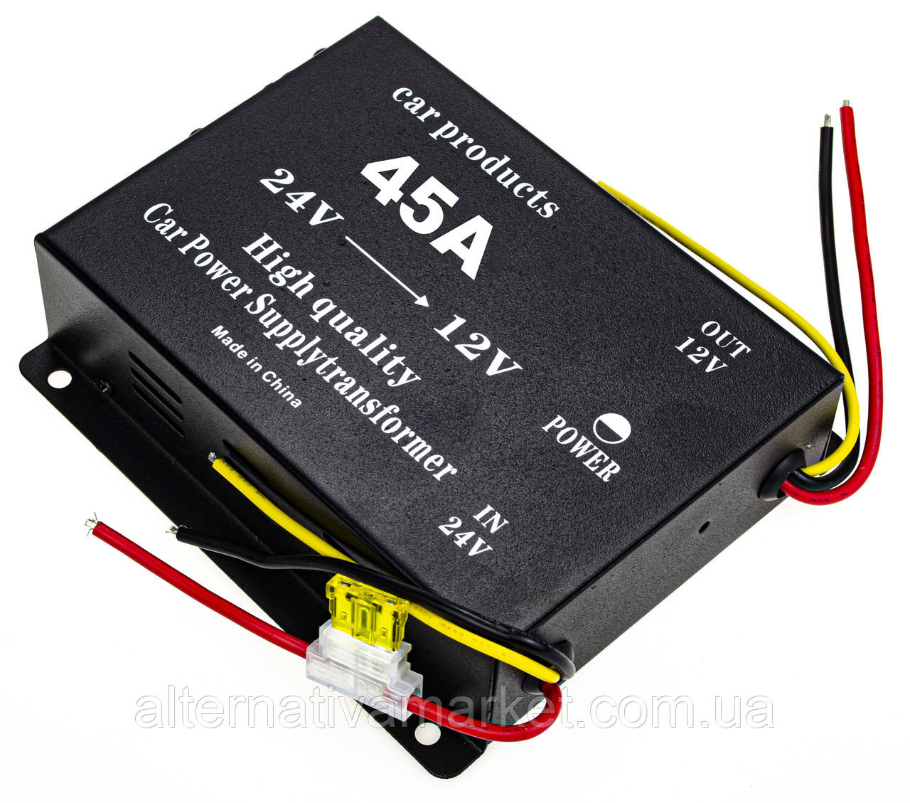 Перетворювач напруги "24V-12V 540W", автомобільний інвертор 24V-12V (45A), фото 1