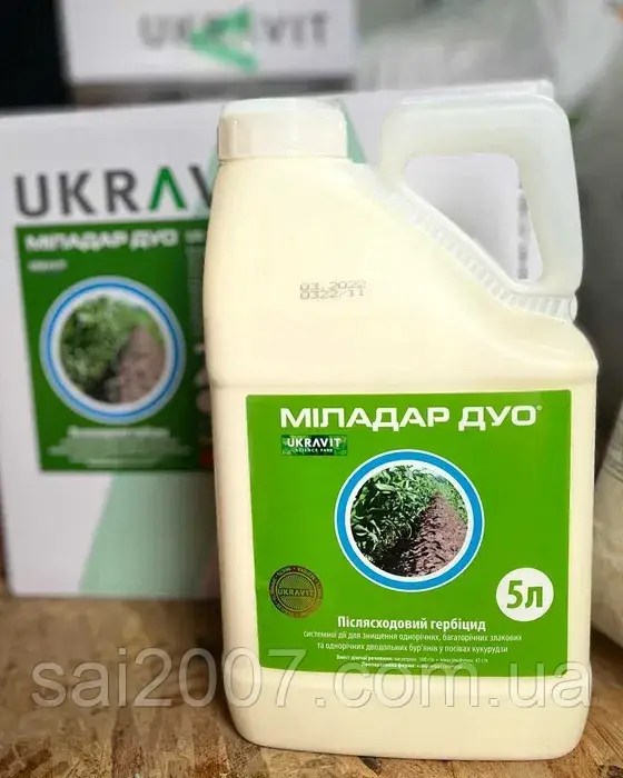 Гербицид Миладар Дуо (20л) гербицид для кукурузы - фото 1 - id-p725573895