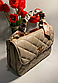 Жіноча сумка Chanel з хусткою, 26*21*10 см, бежева 931391, фото 3