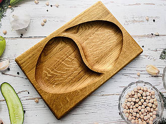 Дерев'яна дошка для подачі блюд, 30х20 см