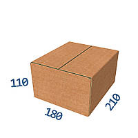 Картонная коробка / Гофроящик 210*180*110 (четырехклапанная)