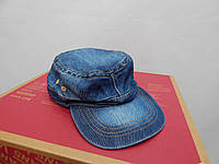 Детская джинсовая кепка на подкладке H&M сток, 9-12 мес.,(р.49 см.) 016DB (в указанном размере, только 1 шт)