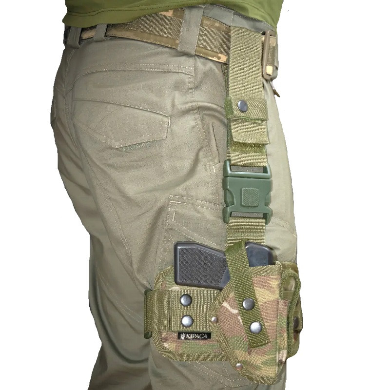 Кобура на стегно для ПМ кордура Kirasa мультикам(Арт.KI283), фото 1