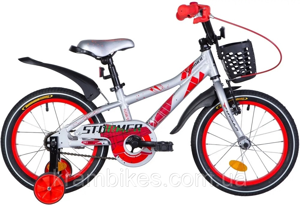 Велосипед дитячий Formula Stormer (2021) 16" Сірий