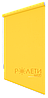 Ролета тканинна Е-Mini Льон Жовтий 858, фото 2
