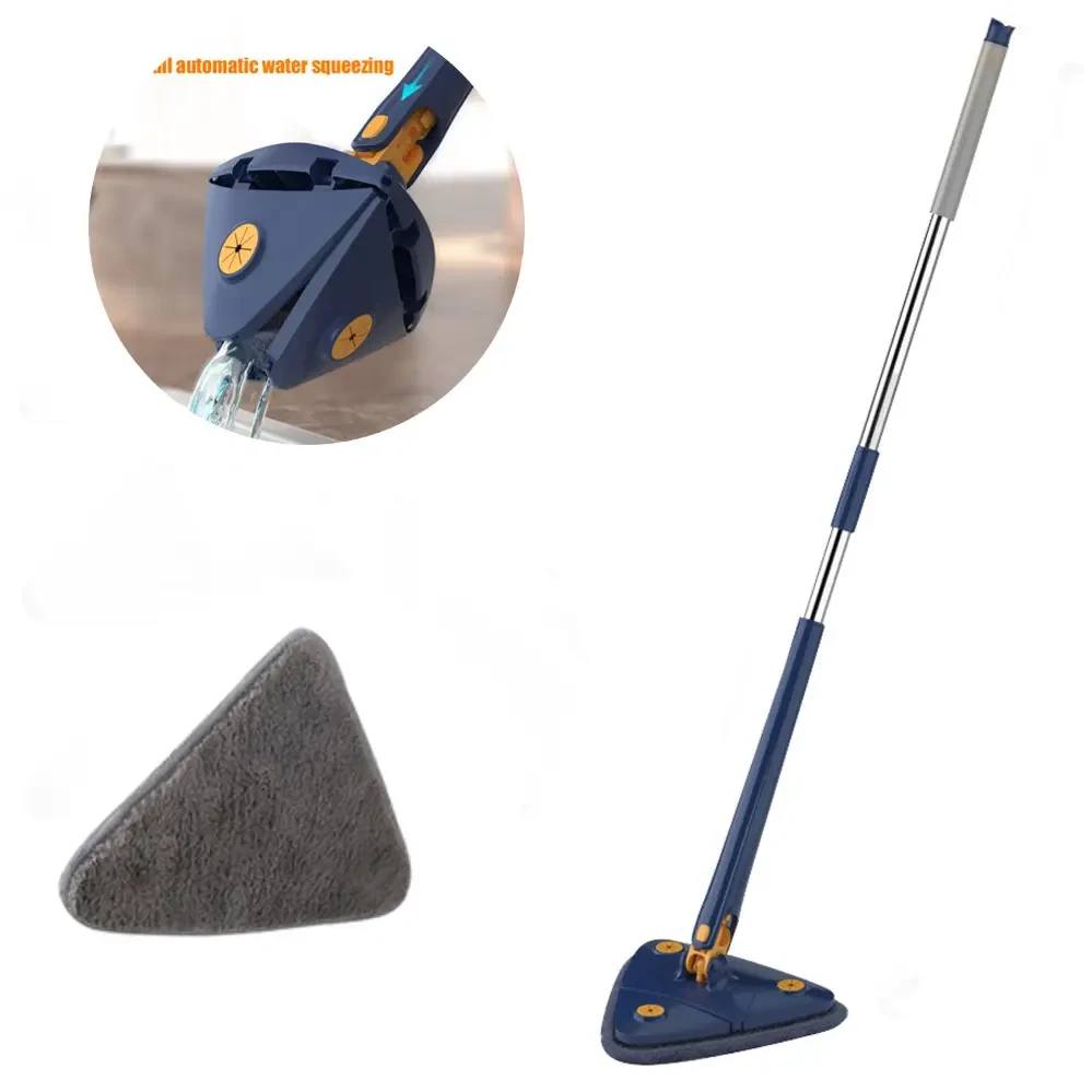 Купить Телескопическая треугольная швабра с автоматическим отжимом для ...