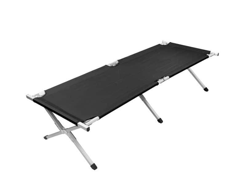 Польове складне тактичне ліжко, розкладушка, розкладне ліжко MIL-TEC BLACK