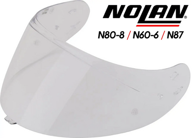 Візор для мотошоломів Nolan N80-8, N87 и N60-6, прозорий (Clear)