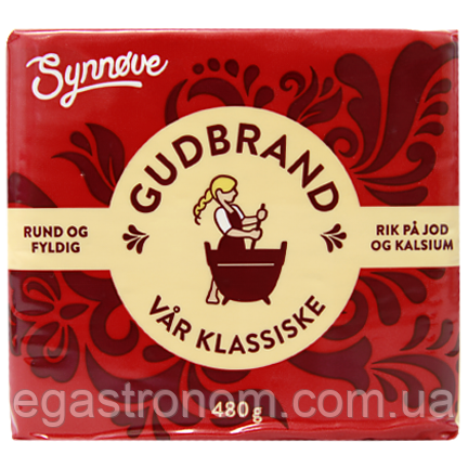 Сир карамельний гудбранд Суннове Synnove gudbrand 480g 10шт/ящ (Код: 00-00013857)