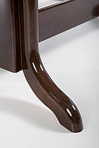 Універсальний розсувний стіл "Нью-Делі" з овальною стільницею, колір горіх темний, Biformer, фото 2